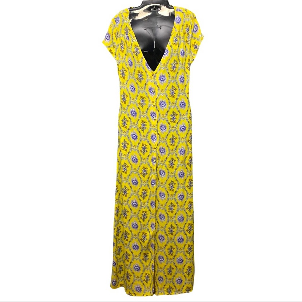 Flynn Skye Yellow Floral Maxi Dress
